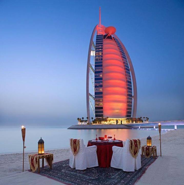 Burj Al Arab Dinner for Romantic People