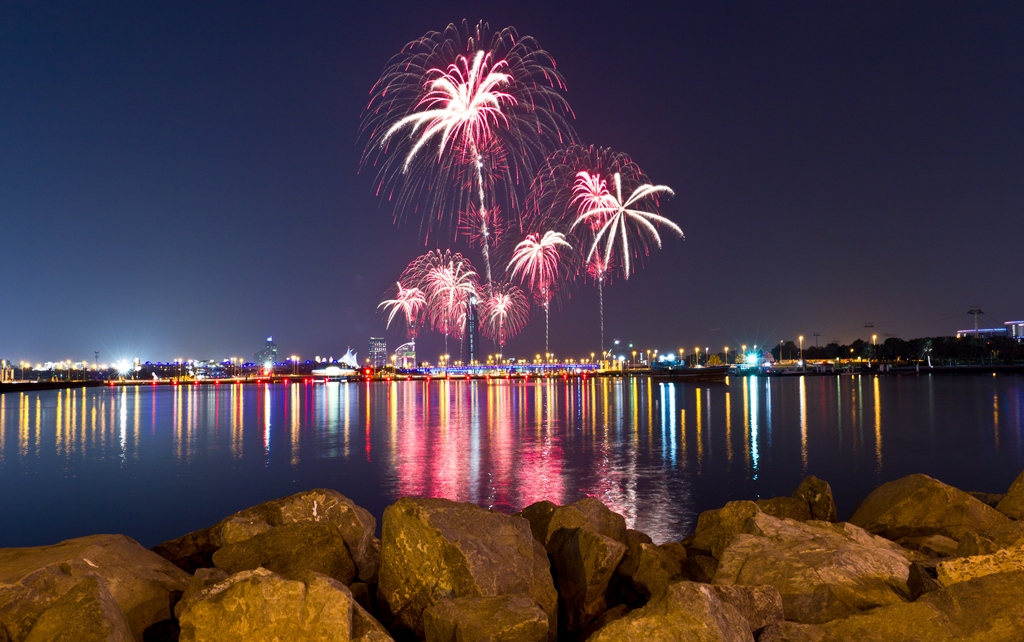 New Year Celebration at Jemeirah Beach