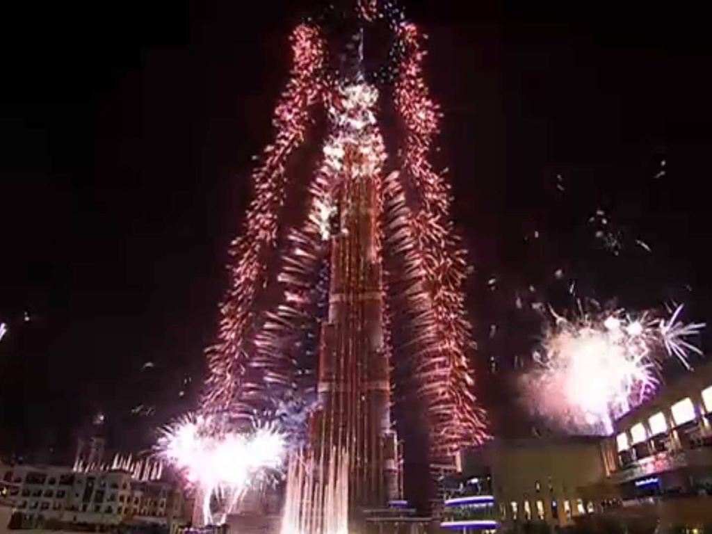 New Year Celebration at Burj Khalifa