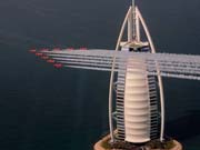 Burj Al Arab  view with Air Show